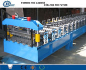3kw Hidrolik motor Logam Corrugated Roofing Roll Forming Machine Dengan Sistem Kontrol Otomatis