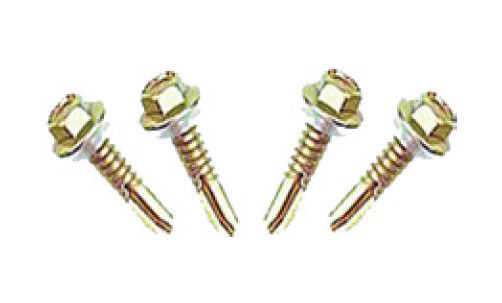 baja galvanis bingkai kaca bagian Ø5.5mm 25mm sekrup pengeboran diri panjang