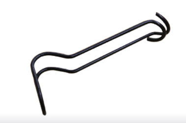 kawat baja plastik pelapis Greenhouse suku cadang musim semi penjepit, Ø4.0mm