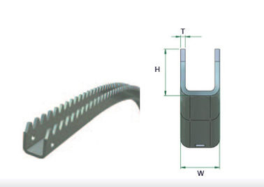 Luar gigi rak Curved dan pinion untuk sistem shading rumah kaca