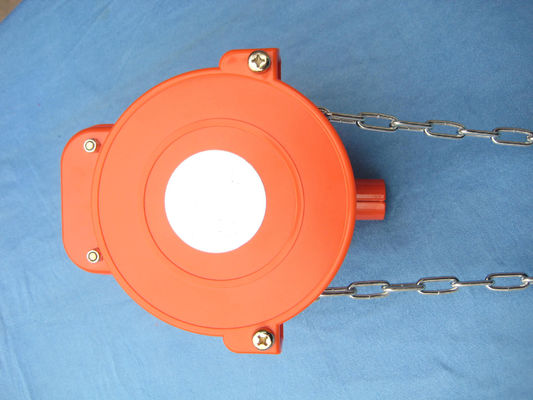 Rumah kaca baja Manual roll up motor untuk ventilasi atap, rantai panjang 5m