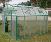 Murah Ukuran Kecil 10mm UV Twin-dinding Hobby Greenhouse Polycarbonate Barn 8 &amp;#39;X 12&amp;#39; GH0812