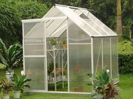10mm kecil UV Twin-dinding Polycarbonate Hobby Greenhouse 6 &amp;#39;X 6&amp;#39;