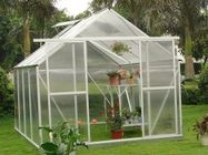10mm UV Twin-dinding Kecil Polycarbonate Hobby Greenhouse untuk Yard,