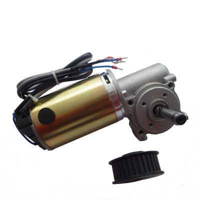 DC gear motor untuk geser pintu Motor, merah dengan encoder 24VDC 60W