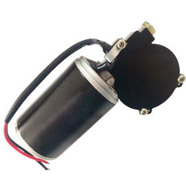 DC Worm gear motor 12V / 24 V Permanent Magnet Industri Untuk Reel Winder Tinggi Torsi