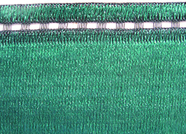 Dark Green HDPE Material Pagar Bersih, Garden Balcony Naungan Netting