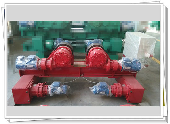 Motorize Bogie Pindah Pipe Welding Rotator Dengan cycloidal Planetary gear Reducer