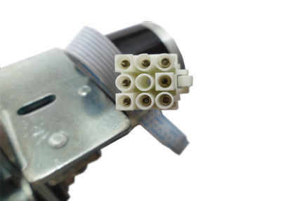 60.5mm Brush Kurang DC Automatic Sliding Door motor 24VDC Hitam Coating Aksesoris Ratio 01:15
