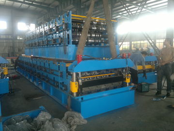 5.5kw motor listrik Double Layer Roll Forming Machine PLC Panasonic
