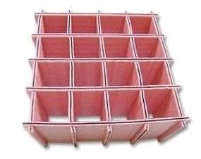 Api Resistance Konduktif Plastik PP Corrugated Plastic Pembagi 800 * 2000mm