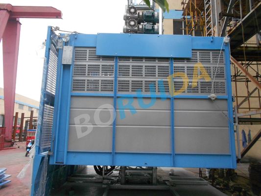2000 kg Rack Dan Pinion kerekan dengan Lifting Tinggi 250 m, 12-38 Penumpang