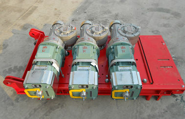 CE Disetujui Rack 1 Ton Red Dan Pinion kerekan dengan Mast Hot-dip Galvanized