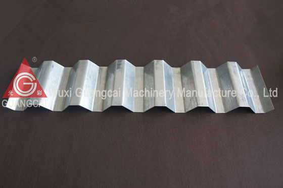 Galvanis baja Lantai Deck Baja Gulung Dibentuk Produk 0.4mm - 0.8mm
