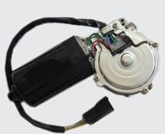 DC Worm Brush Permanent Magnet gear motor 24VDC untuk Mesin Power System