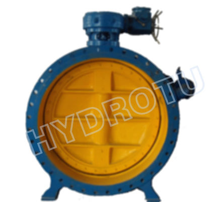 Gear Operated Flanged Butterfly Valve 1000mm untuk Hydropower