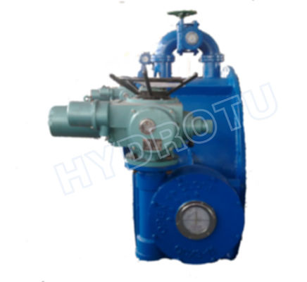 Gear Operated Flanged Butterfly Valve 1000mm untuk Hydropower