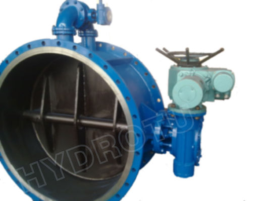 Gear Operated Flanged Butterfly Valve 1000mm untuk Hydropower