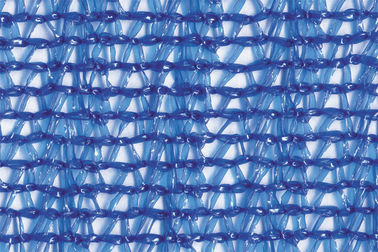 Biru Plastik Taman Naungan Netting Raschel rajut dengan Air Permeabilitas