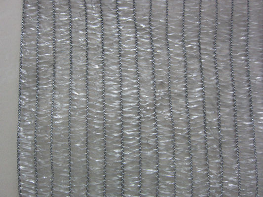 Naungan Netting HDPE Raschel Rajutan Abu-abu Taman Untuk Keselamatan Pagar