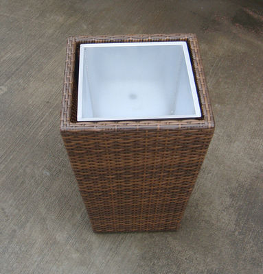 Tangan-Kain Wicker Pot Bunga Untuk Outdoor Garden / Greenhouse / Bar