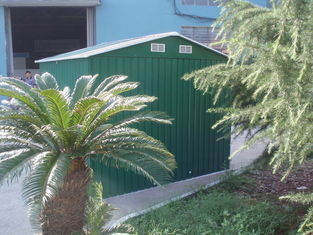 Waterproof Medium Apex Yard, Storage Aliran Untuk Alat Penyimpanan, Powder Coated Bingkai