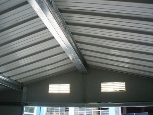 Hijau 12x10 ft Logam Penyimpanan Garden Shed Zinc Plating, Majelis Mudah