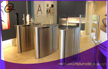 Pedestrian Retractable Turnstile Barrier Gate Sistem Keamanan Pintu Geser