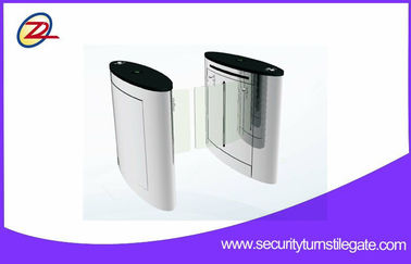 Pedestrian Retractable Turnstile Barrier Gate Sistem Keamanan Pintu Geser