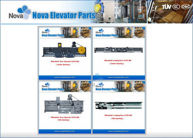 NV31-002 Stainless Steel Elevator pintu Motor dan Mesin / Lift Otomatis Landing Door, 600mm untuk 2200mm