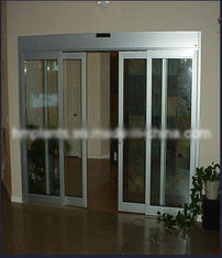 Perak Aluminium Frame otomatis Sliding Door Tahan Lama Belt Transmisi Nylon
