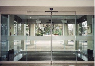 Pintu geser kaca otomatis frameless untuk pusat perbelanjaan / mansion