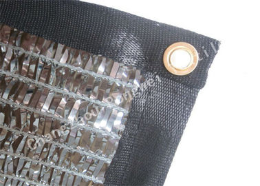 Aluminet / Aluminium Tape dan HDPE Knitting Naungan Kain, Kaca Shading Netting
